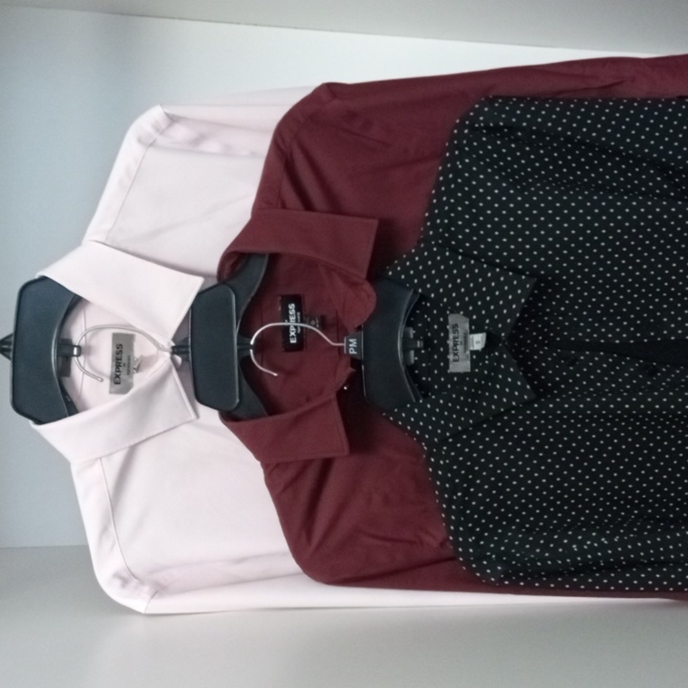 EXPRESS mens dress shirts (lot) Medium